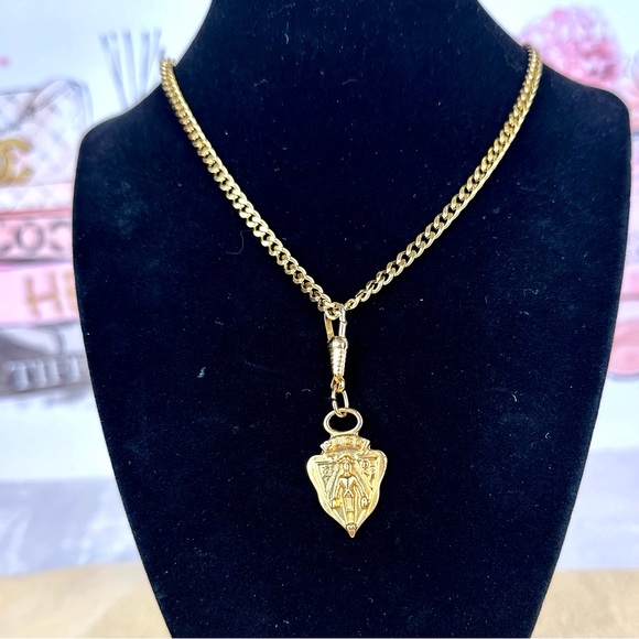 Gucci Vintage Pendant Pull Charm Necklace chain - Picture 2 of 3